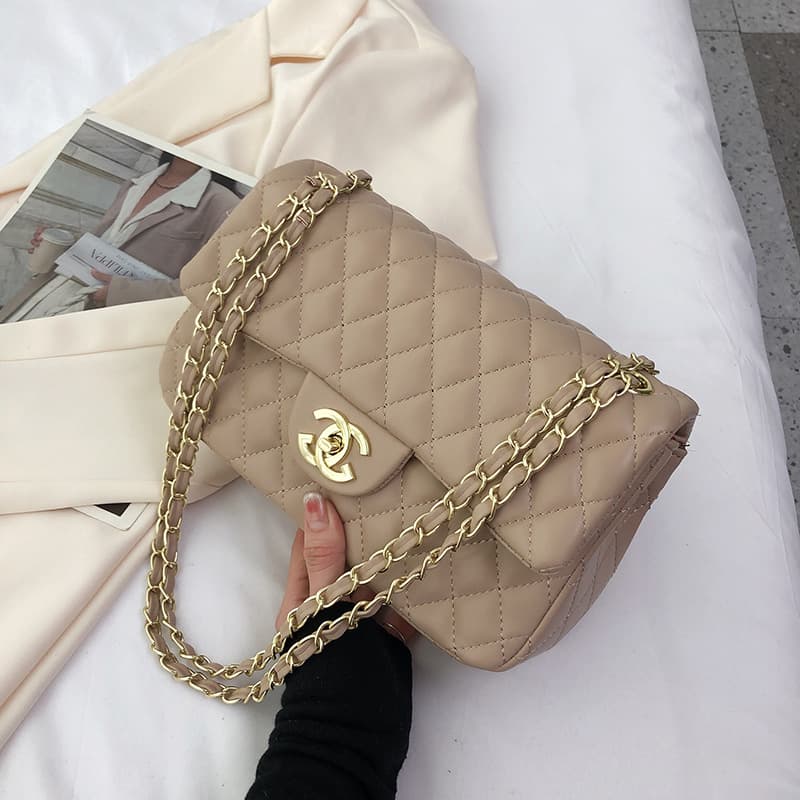 Sac à bandoulière avec chaîne Lingge polyvalent pour femmes, nouvelle mode 2024