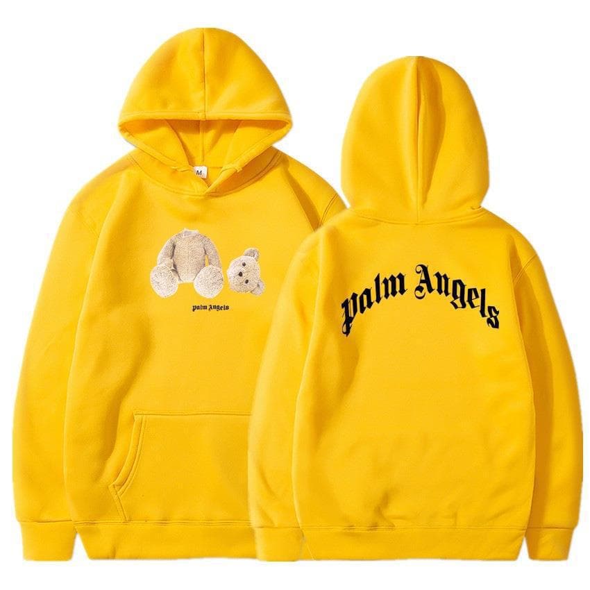 Chaopai palmier Angel Bear anges ours ours en peluche couple imprimé Sweat à capuche