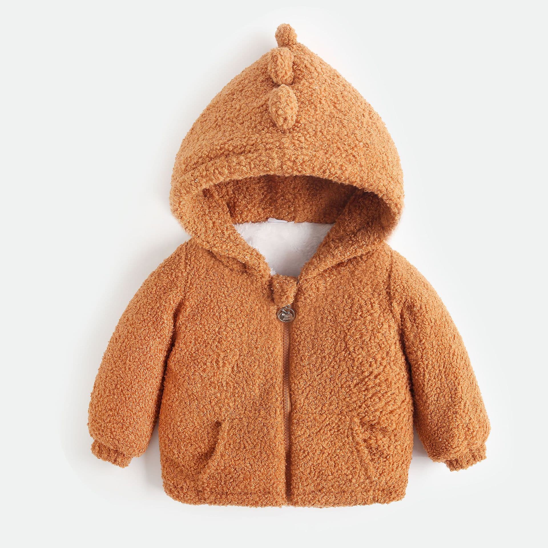 Children's teddy fleece warm padded jacket