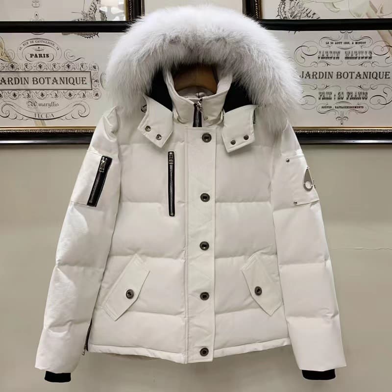Vêtements pour hommes, veste d'hiver canadienne en duvet de canard blanc, coupe-vent ...