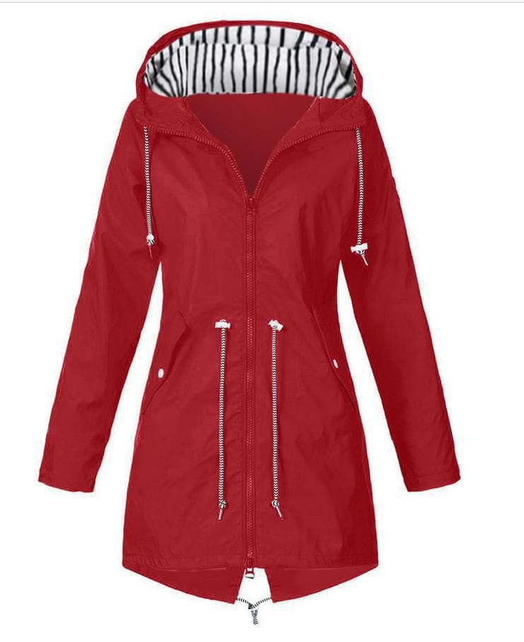 Women's zipper jacket three-in-one outdoor hooded mountaineering jacket