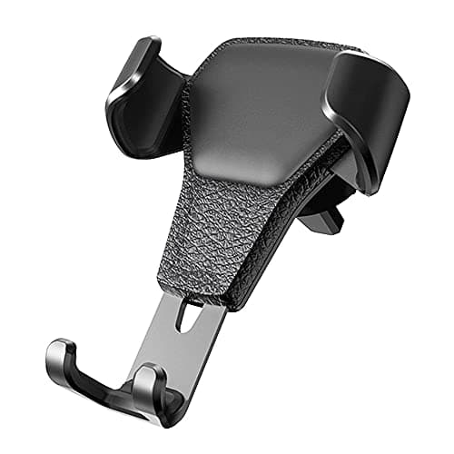 Universal Car Phone Holder Leather Gravity Bracket Air Vent Nonmagnetic Mount Stand