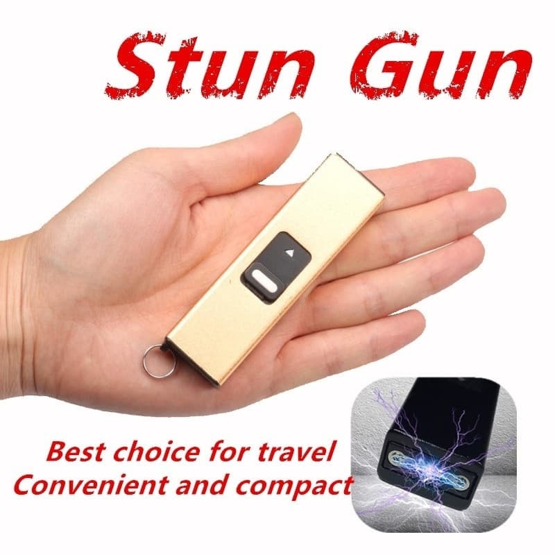 2025 Mini LED Flashlight Stun Gnn Self-Defense Rechargeable Electric Tazer Flashlight