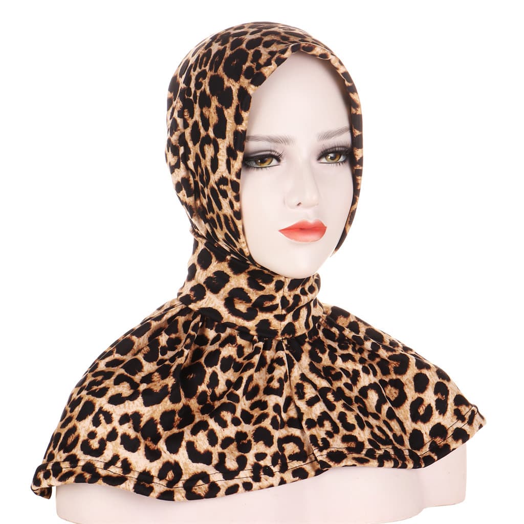 Women's Hats Printed Breathable Strap Buttons Adjustable High Elasticity Floral Fabric Bottoming Hat Cover