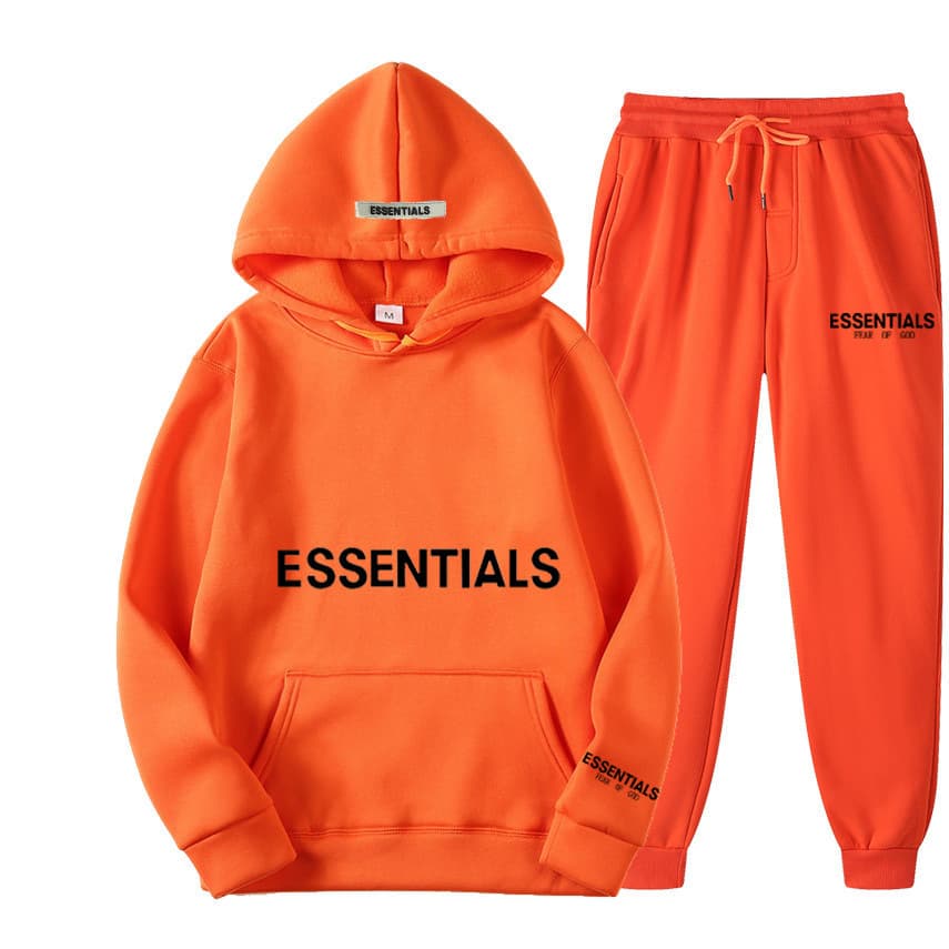 HY Sports Print Double Thread Essentials New Set Chest Couple Sweat à capuche