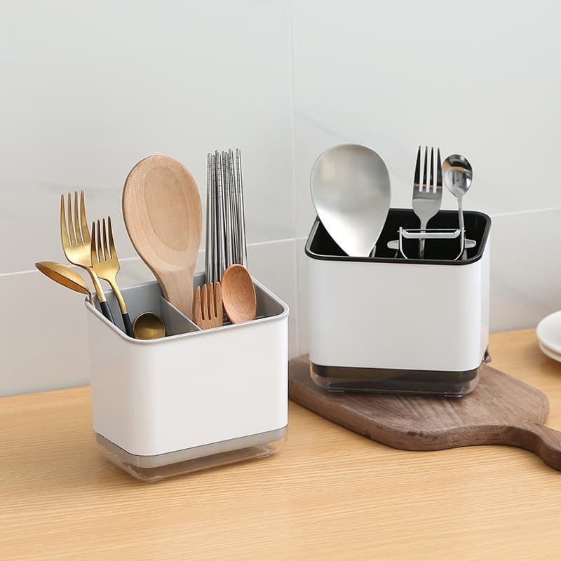 Storage Rack Multifunctional Drain Chopstick Cage Household Chopstick Cage Chopstick Tube Kitchen Tableware Spoon Storage Box Chopsticks
