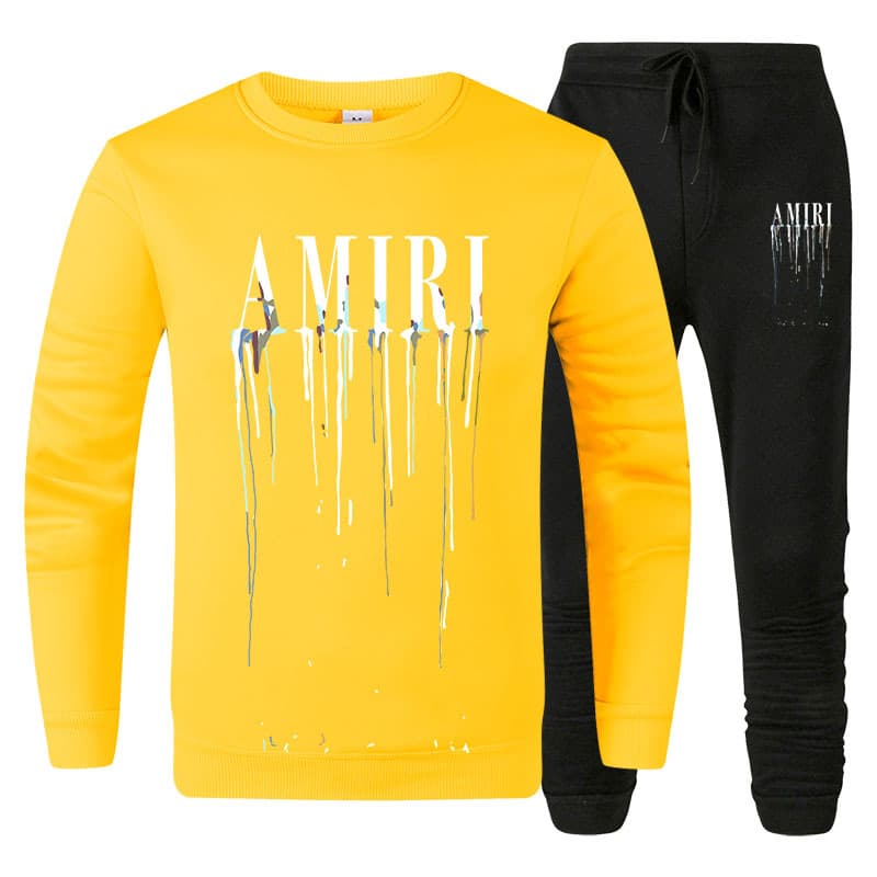 Ensemble pull col rond automne/hiver, nouvelle marque de mode, imprimé, décontracté, ample