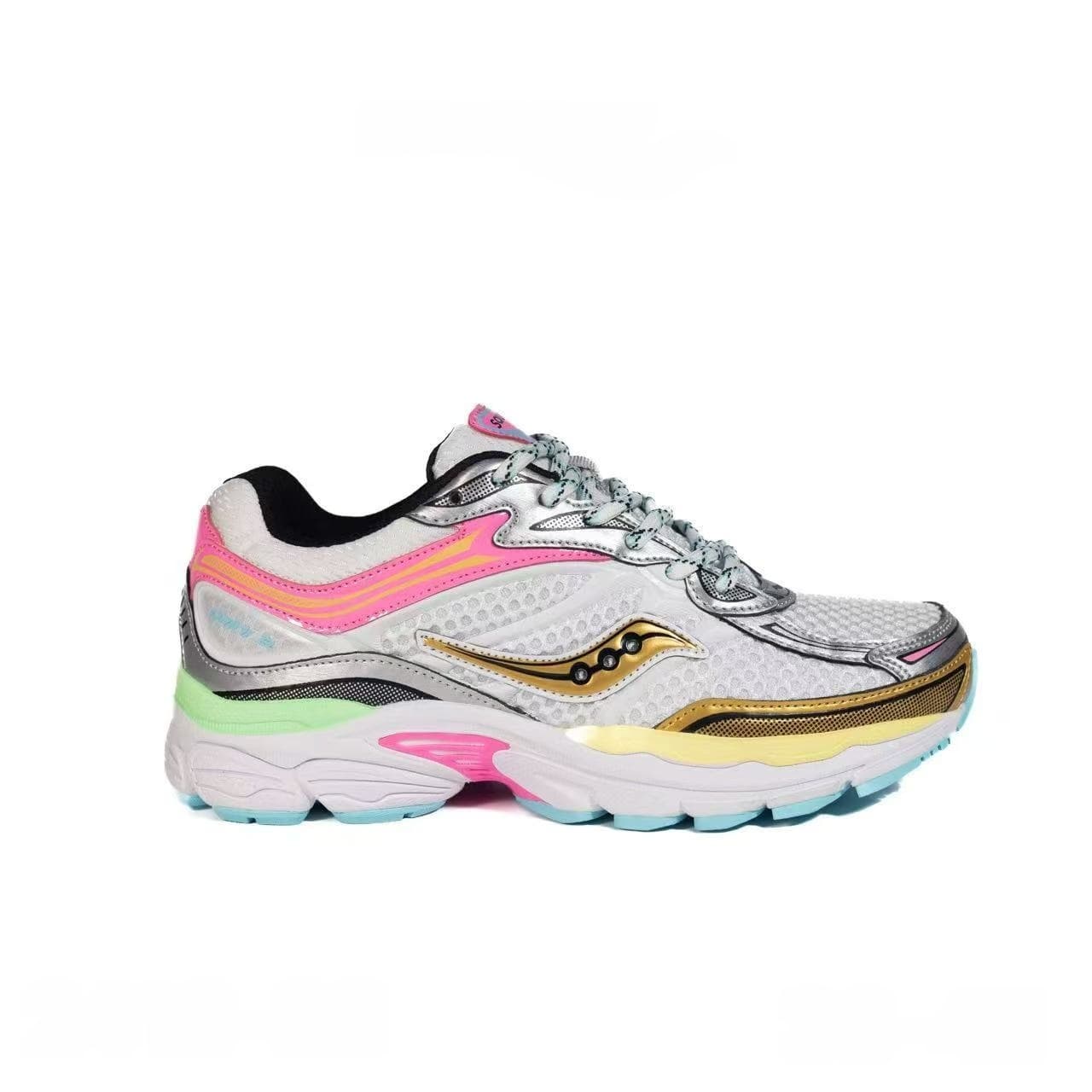 Baskets basses décontractées et respirantes, style dad shoes rétro Y2K en mesh, disponibles en 104 couleurs.