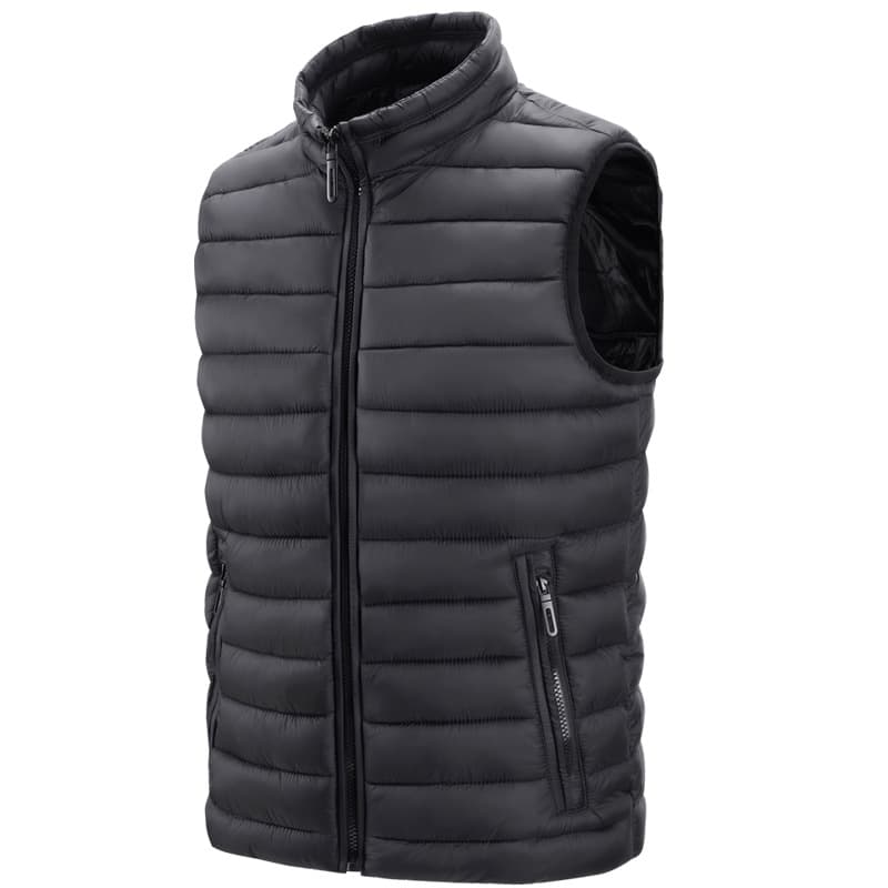 vest men's spring and autumn thin cotton vest outer size order warehouse youth stand collar large size vest