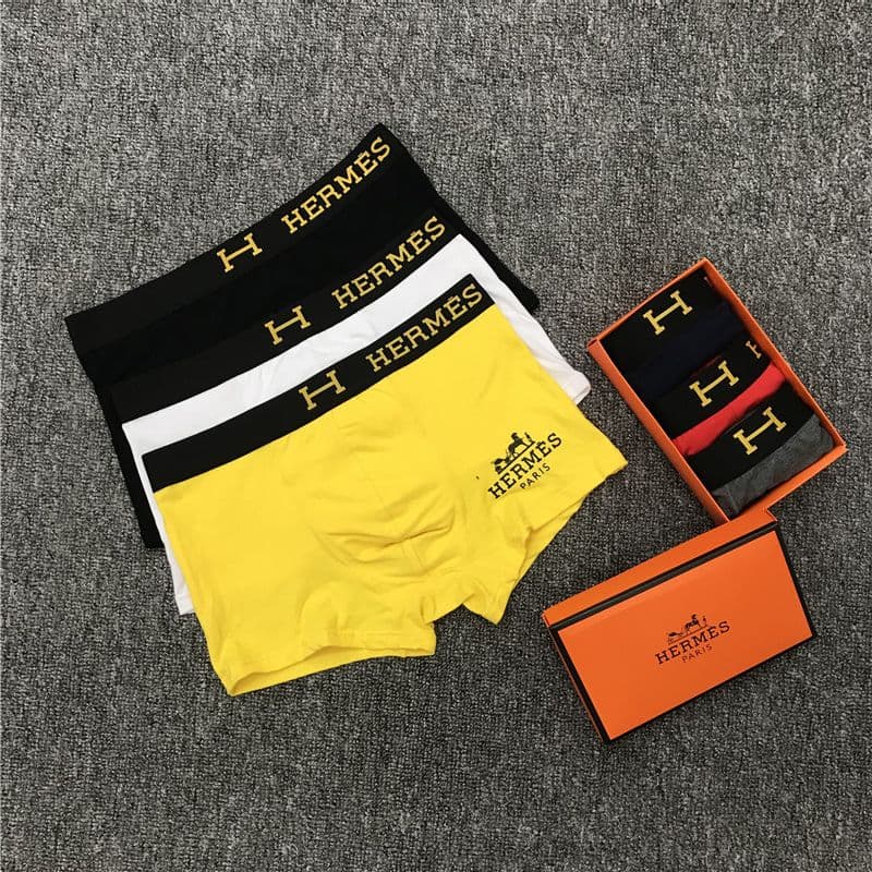 Boxer respirant en pur coton pour homme, confortable et tendance, de marque Aichao, haut de gamme