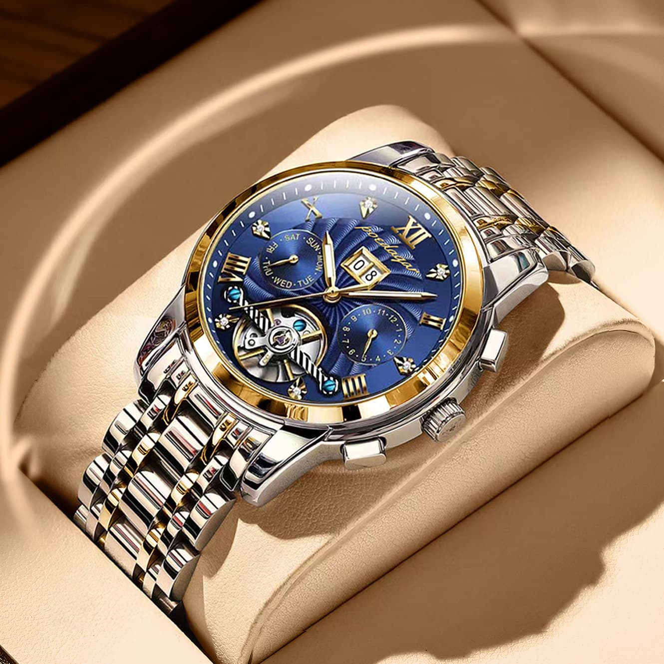 2025 New Fully Automatic Nical Multifunctional Business Fashion Simple And Magnificent Men's Watch