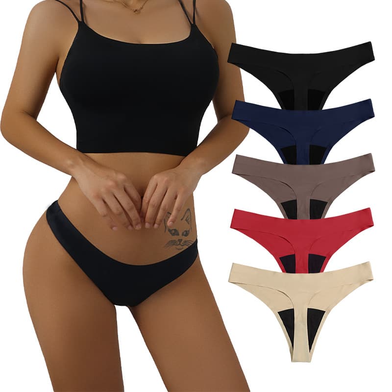 sanitary napkin menstrual underwear for female aunts during menstruation, four-layer leak-proof women's low-waist menstrual pants