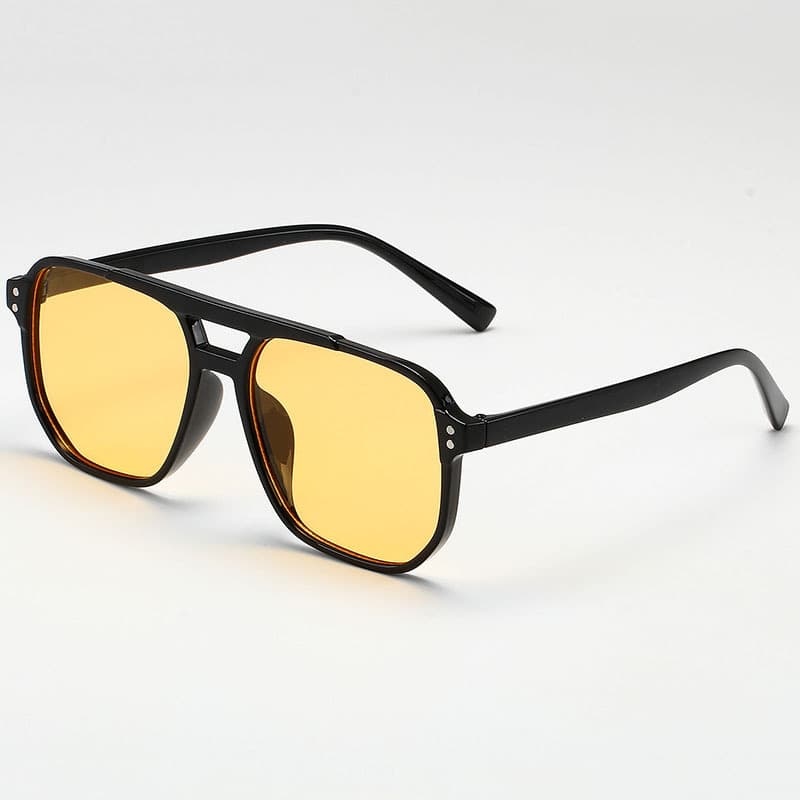 2025 Frauen Männer Quadratische Sonnenbrille Retro Polygon Sonnenbrille Weibliche Schwarze Vintage Mode Damen Oculos De Sol Doppels Trahl Brille