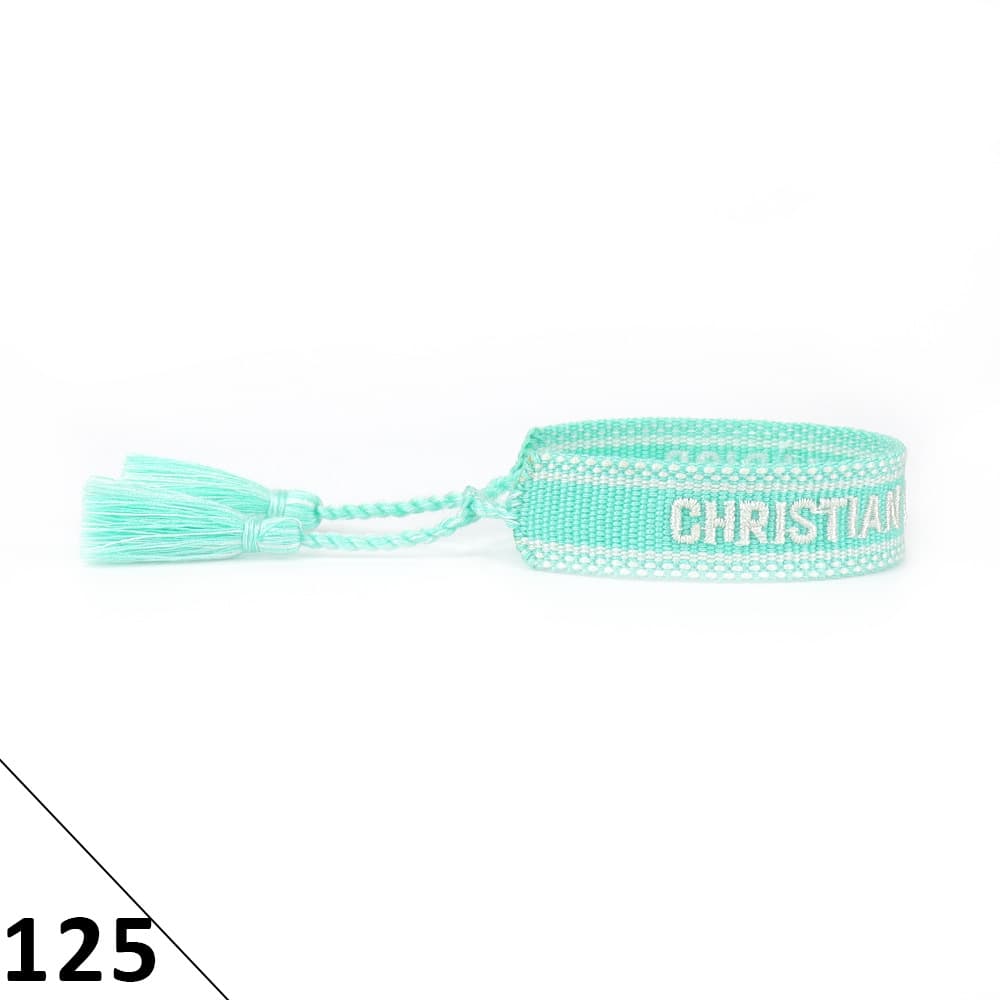 Bracelet unisexe tendance avec lettres tressées