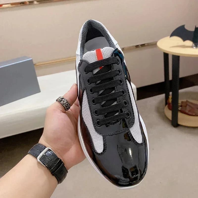 Nouvelles chaussures décontractées, haut de gamme et élégantes, cuir de vachette italien importé, chaussures de sport à la mode et belles dans