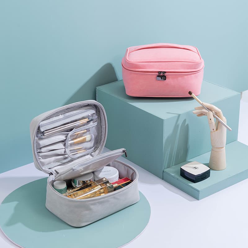 Two-in-one high-looking cosmetic bag simple large-capacity travel toiletries bag travel storage bag