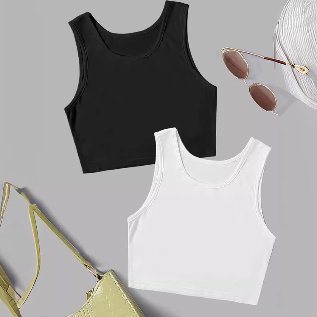fashion all-match small vest trendy inner wear INS style vest two-piece suit
