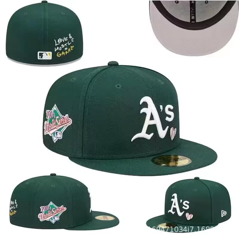 Casquette de baseball 2024 New NY, grande taille, entièrement fermée, avec pare-soleil et broderie non réglable.