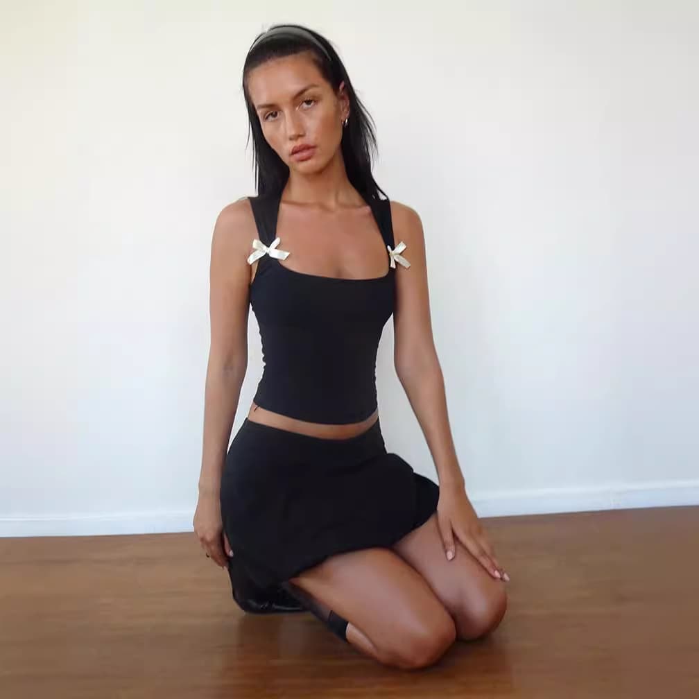 Women's Clothing Tank Top Sexy Hot Girl Street Wear Casual Commuter Party
