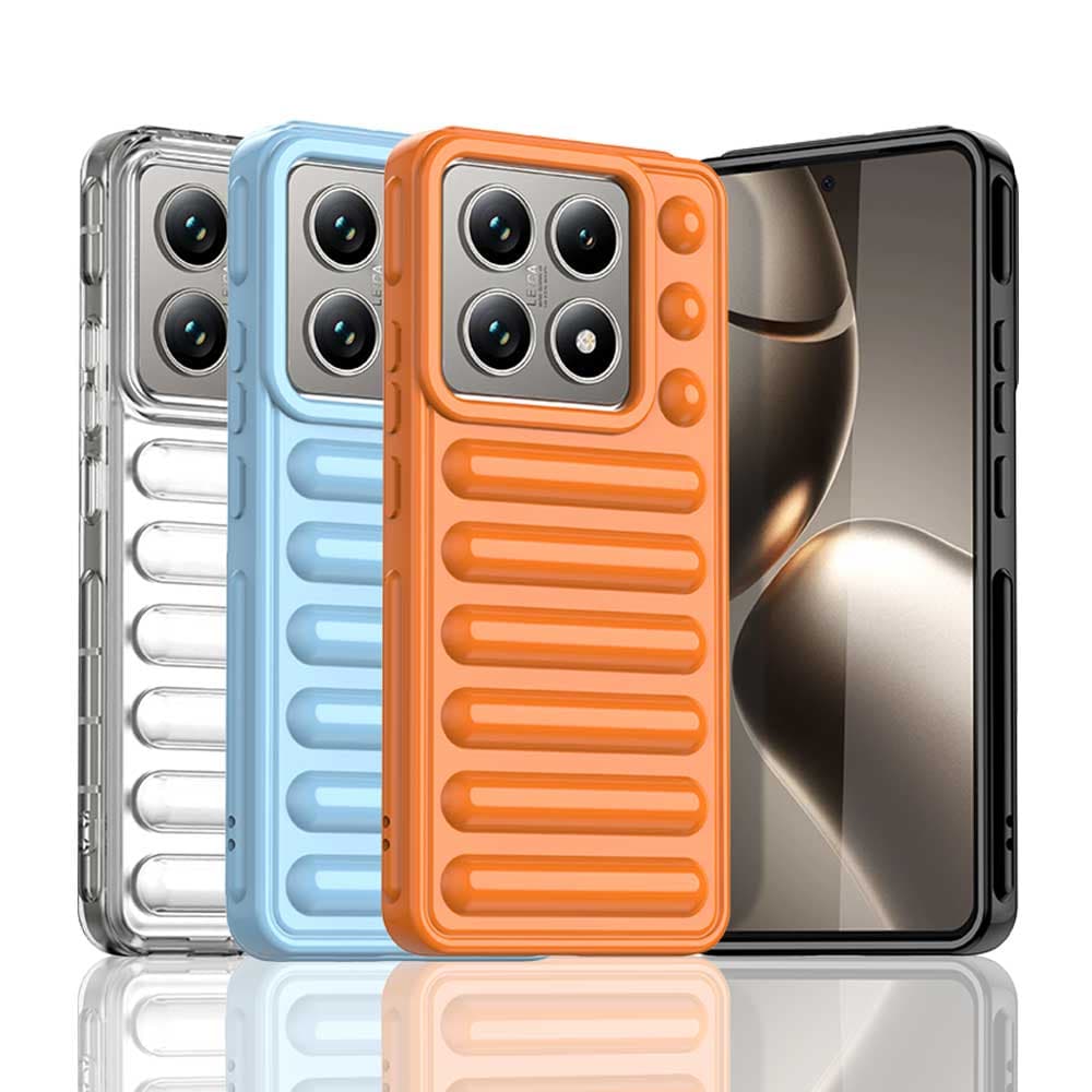 Luxury Armored 6D Airbag Shockproof Case For Xiaomi 14T Pro Silicone Bumper Cover For Redmi Note 14 Pro Plus