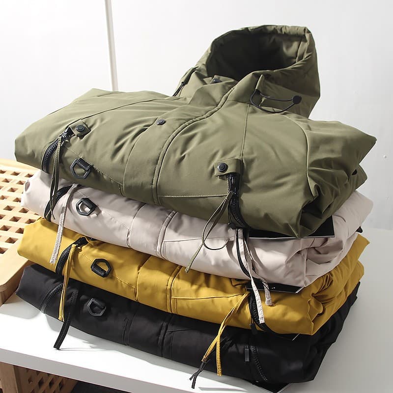 Men's Clothing series windproof and waterproof technology heat storage and warmth Waimao men's winter new hooded thickened assault cotton coat