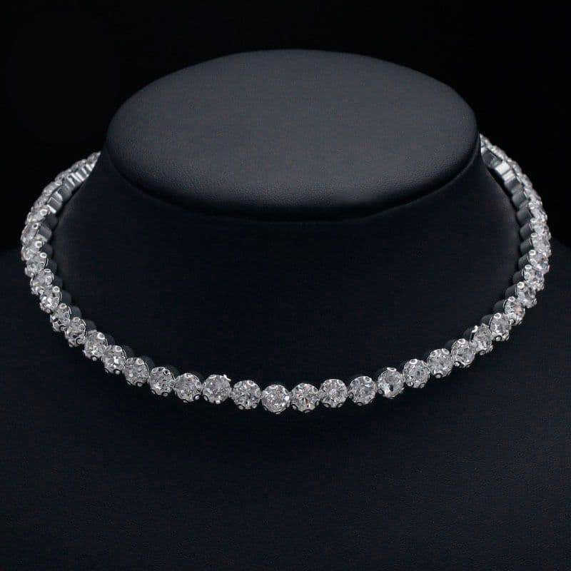 Ews 】 ! Sediger Fashion Full Bridal Accessories Elegant And Sparkling Water Diamond Single Row Collar