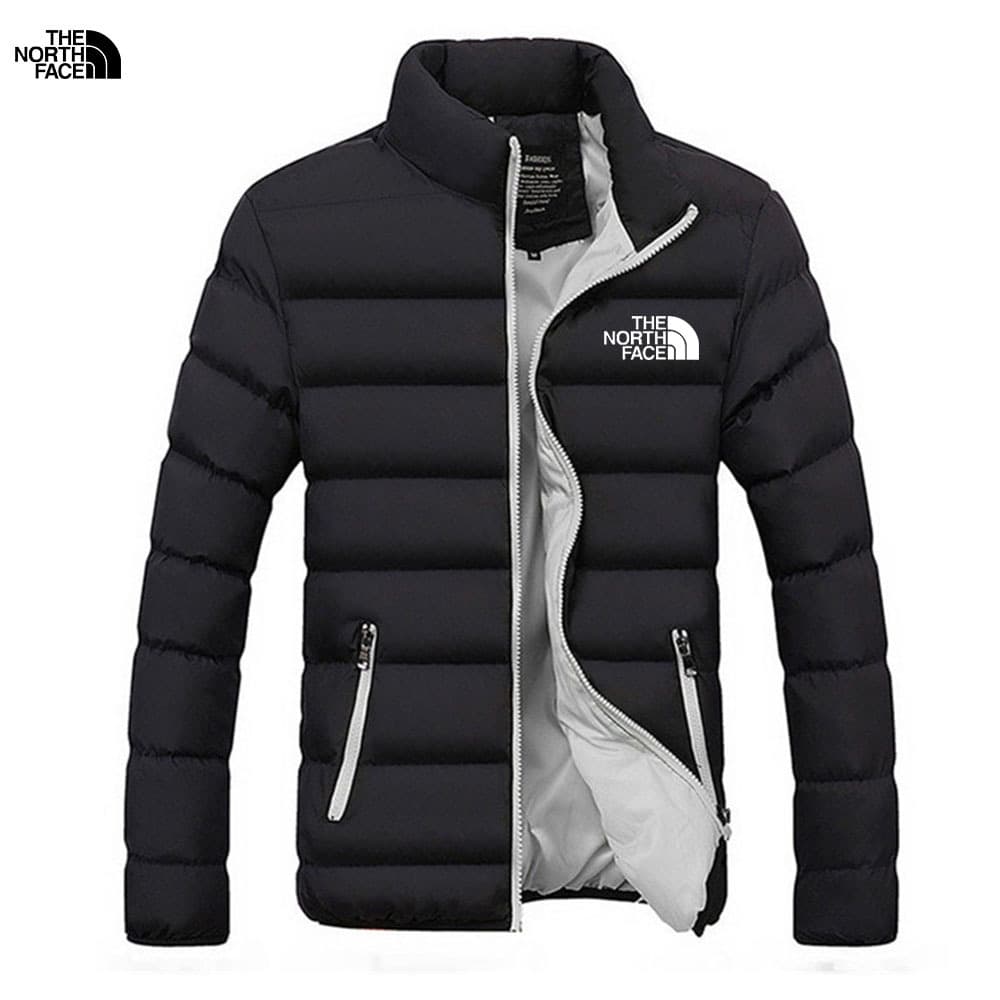Col montant pour hommes coton J, coton chaud épaissi d'hiver J, duvet J, Cardigan décontracté d'extérieur, coton