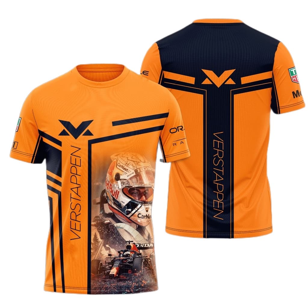 Verstappan Formula One Champion T-shirt F1 Team 3D Printed Short Sleeve