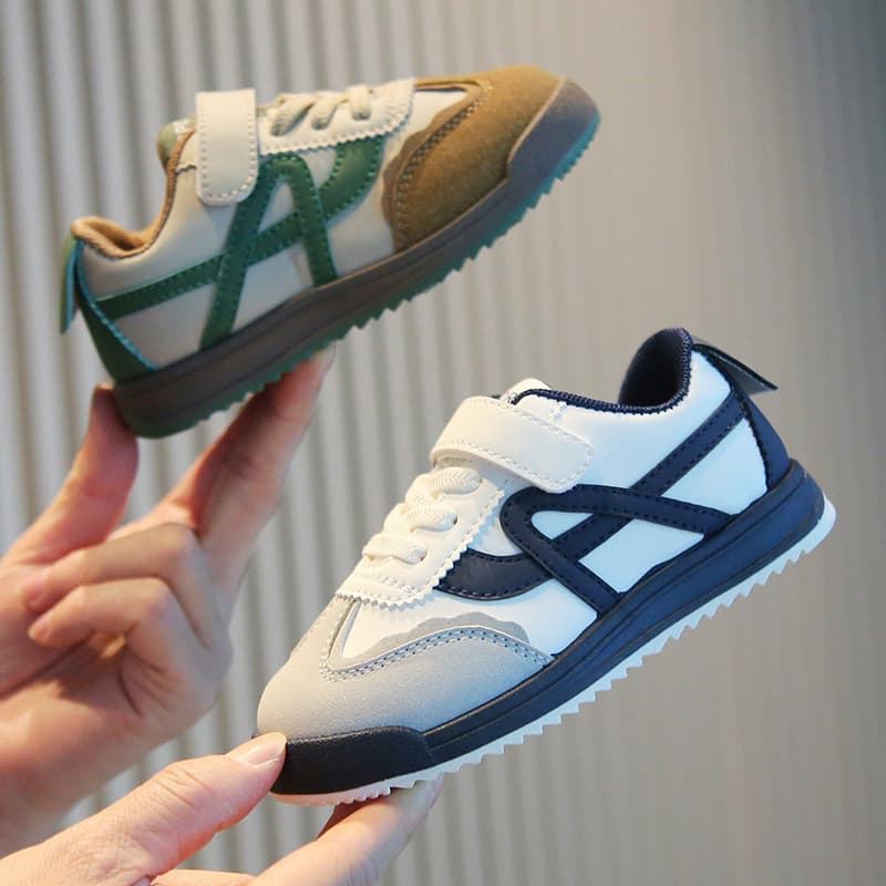 XUANMU New Toddler Baby Kids Fashion Design Walking Shoes Sneakers Non-slip Casual Shoes Boys Girls Breathable Outdoor Sport Shoes Z0120