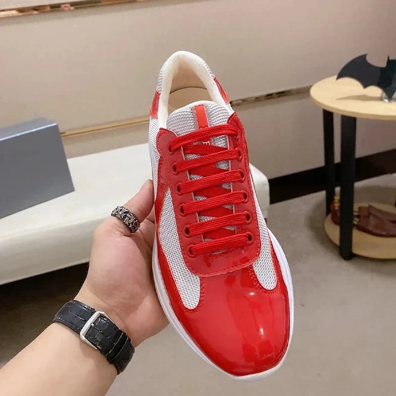 Nouvelles chaussures décontractées, haut de gamme et élégantes, cuir de vachette italien importé, chaussures de sport à la mode et belles dans