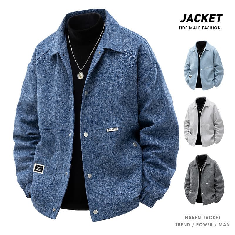 Men's Clothing Plus Size Woolen Jacket For Men Plus Size Spring And Autumn Jacket For Men With Tops