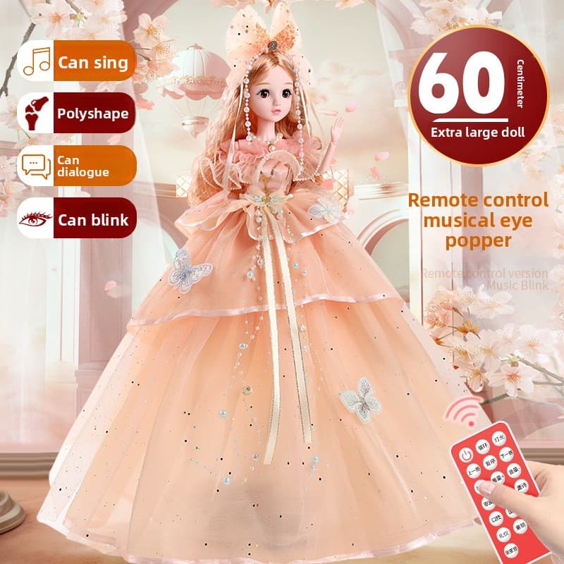 Extra Large 60cm Tongle Doll Set Box Smart Princess Girl Children's Toy Gift
