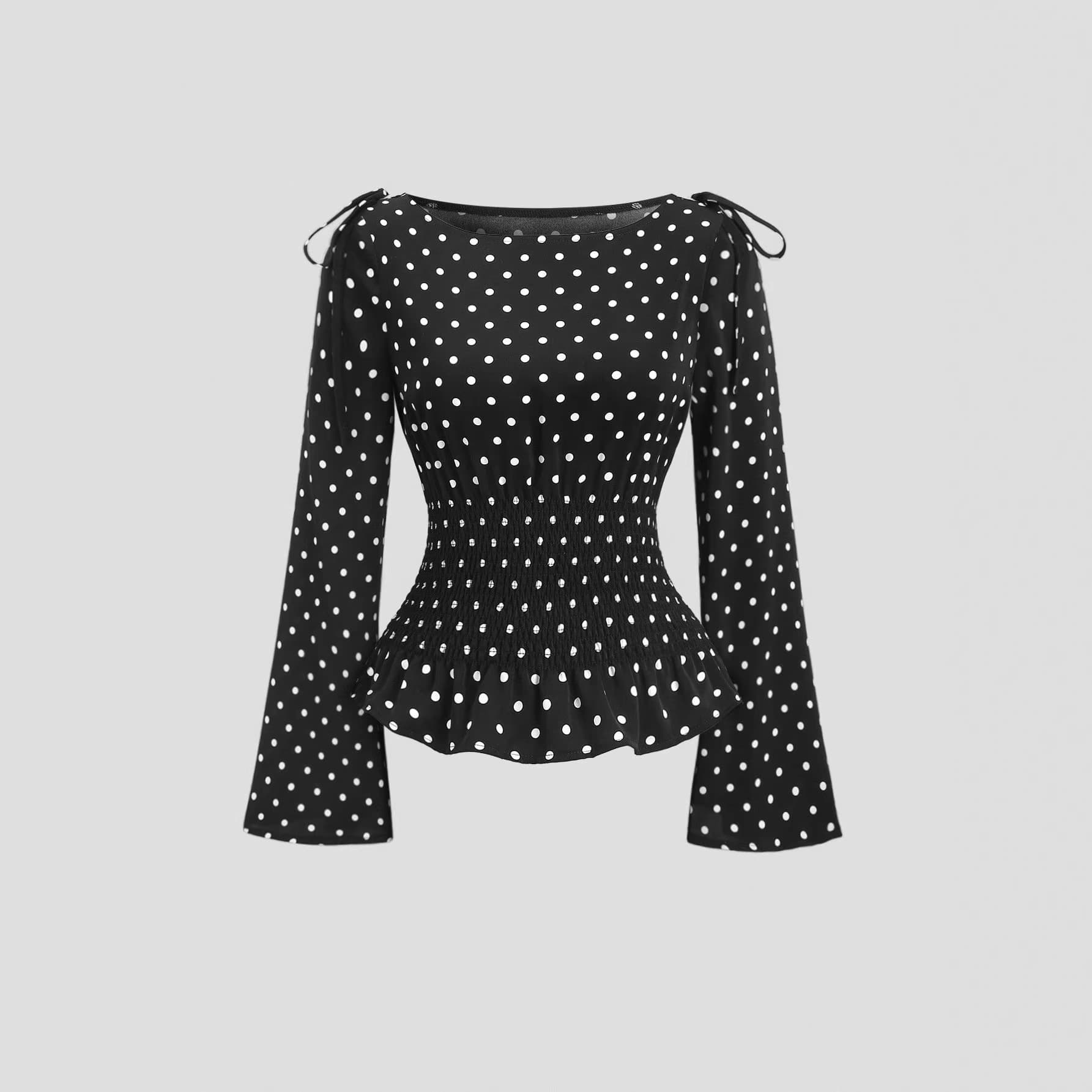Women's Sexy Off-Shoulder Slim Fit Polka Dot Vest European And American Style New Niche Cross Border Design in Stock