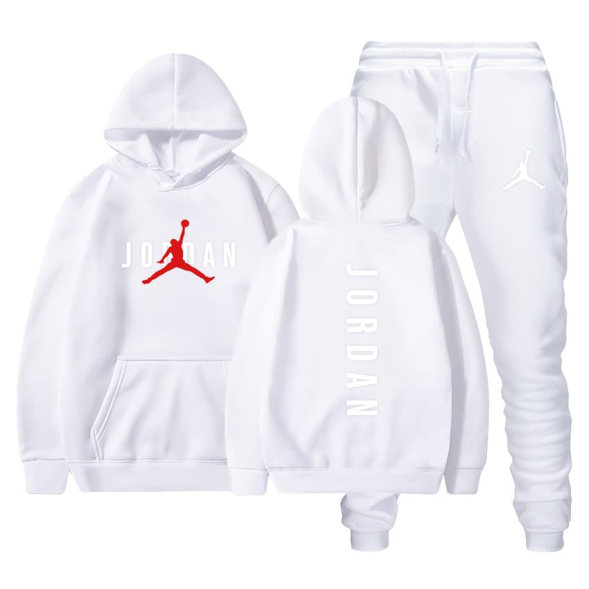 Tendance chandail en peluche pour hommes populaires en automne et en hiver Pullover Hooded deux pièces