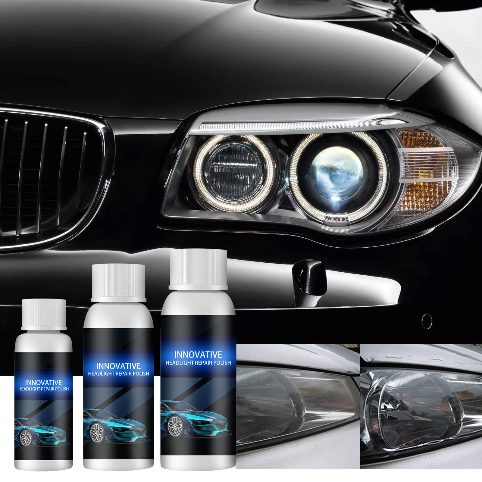 Automotive Headlight Repair Liquid Lamp Plating Crystal Reconditioning Tool For Automotive Headlight Coating Reconditioning Agent