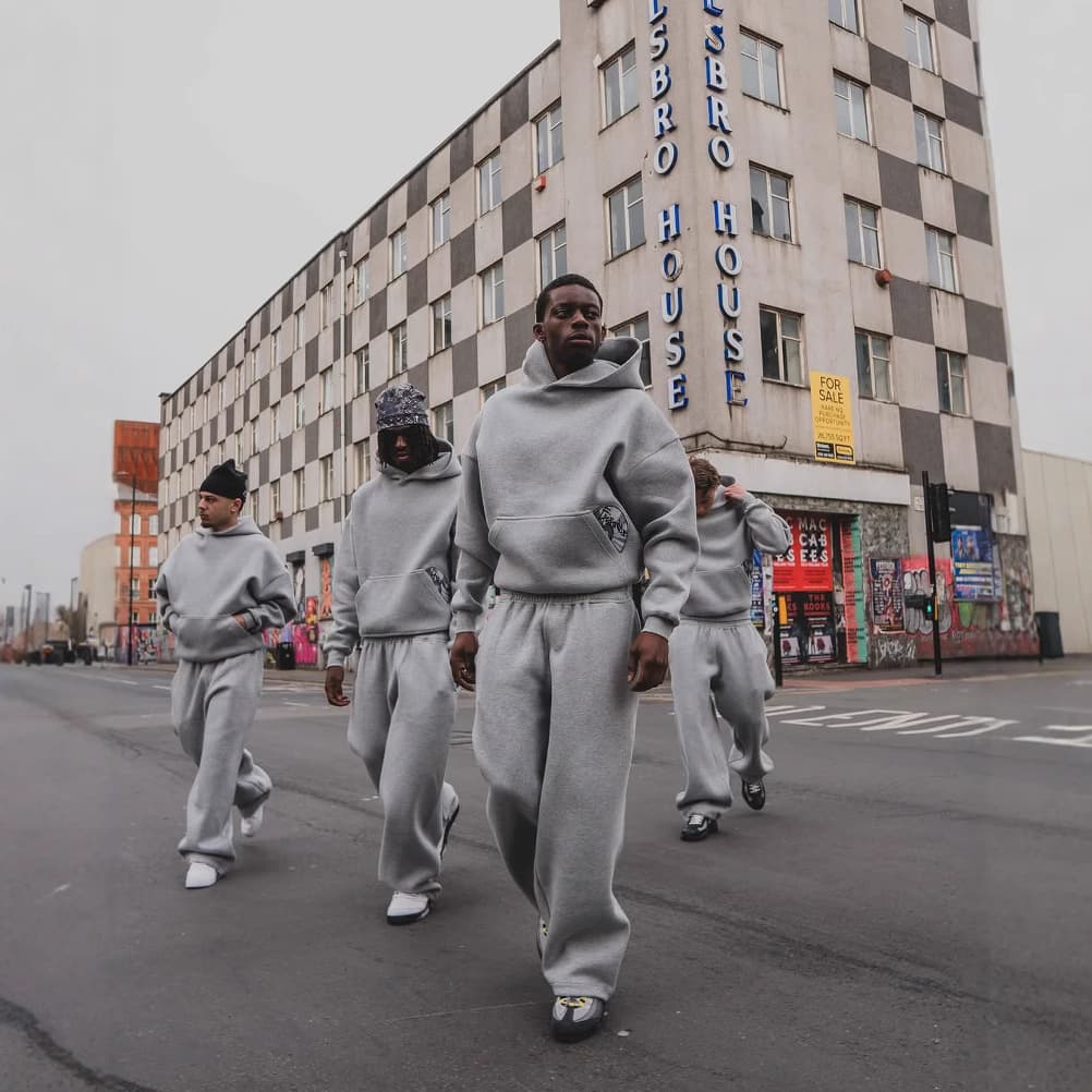 Retro CD Print Hoodie & Pants Set – Trendy Streetwear For Men & Women, Oversized Unisex Loungewear