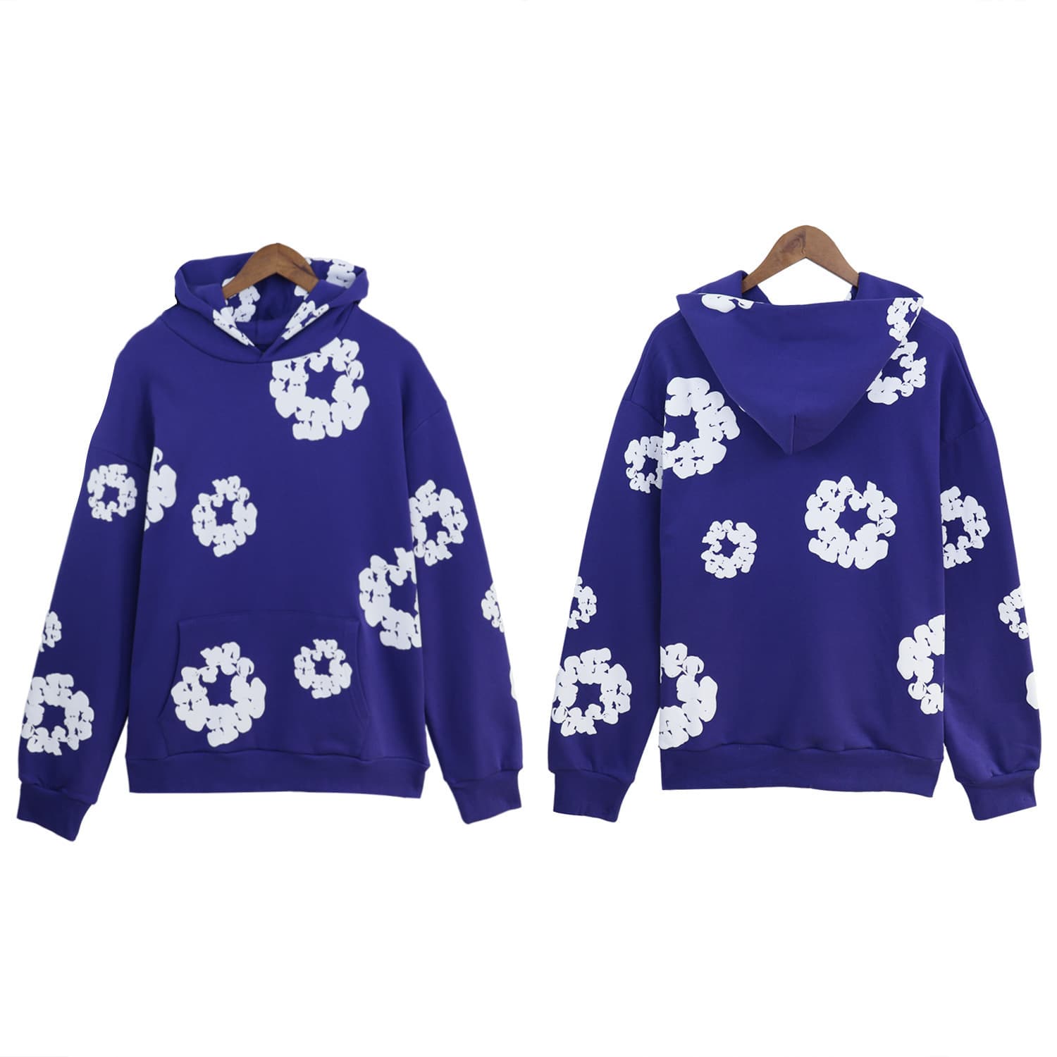 Sweat-shirt ample imprimé mousse, style streetwear hip-hop Y2K, marque de mode européenne et américaine 2026, pull décontracté pour homme et fem