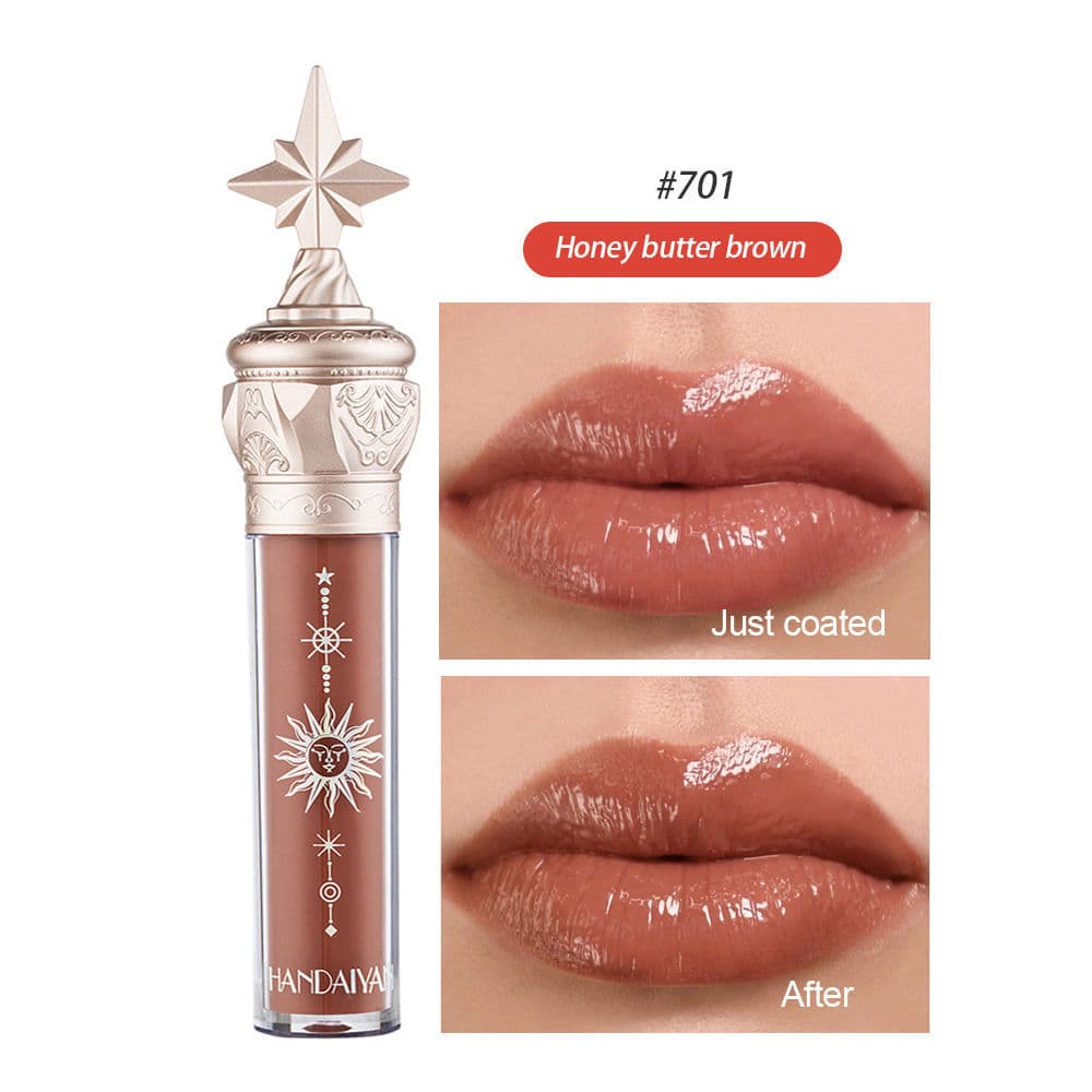 Beauty Care shop Little Star 2023 Stick Water Gloss Mirror Lip Glaze Student Affordable Li Female Small Brand Glass