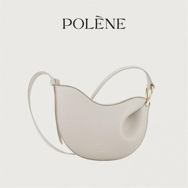 Polen Tonca Pea - Sac bandoulière femme en cuir véritable motif litchi
