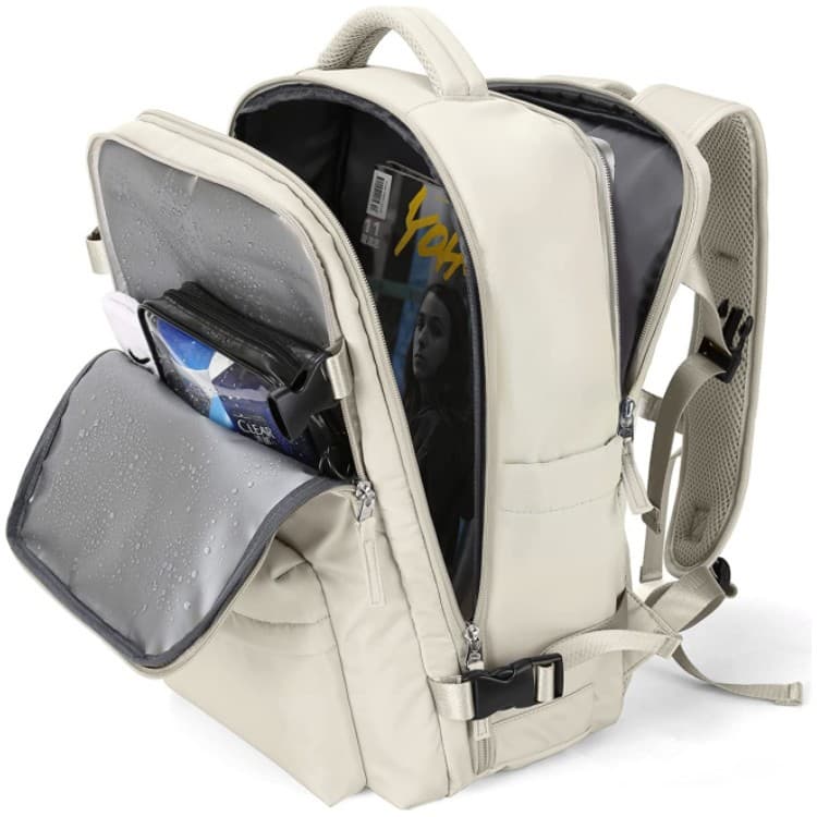 Large capacity travel bag toiletry bag portable storage bag travel toiletry set USB backpack storage