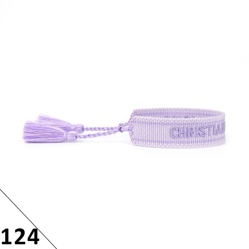 Bracelet unisexe tendance avec lettres tressées