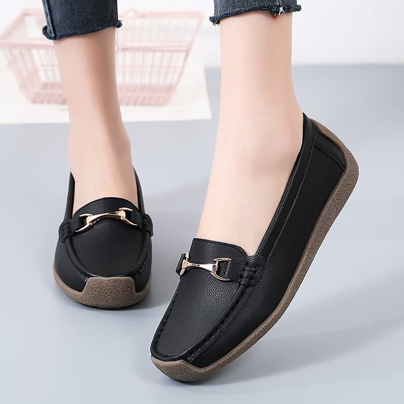 New Spring Single Shoes Women Fashion Flat Bean Shoes Women All Match Casual Women's Shoes