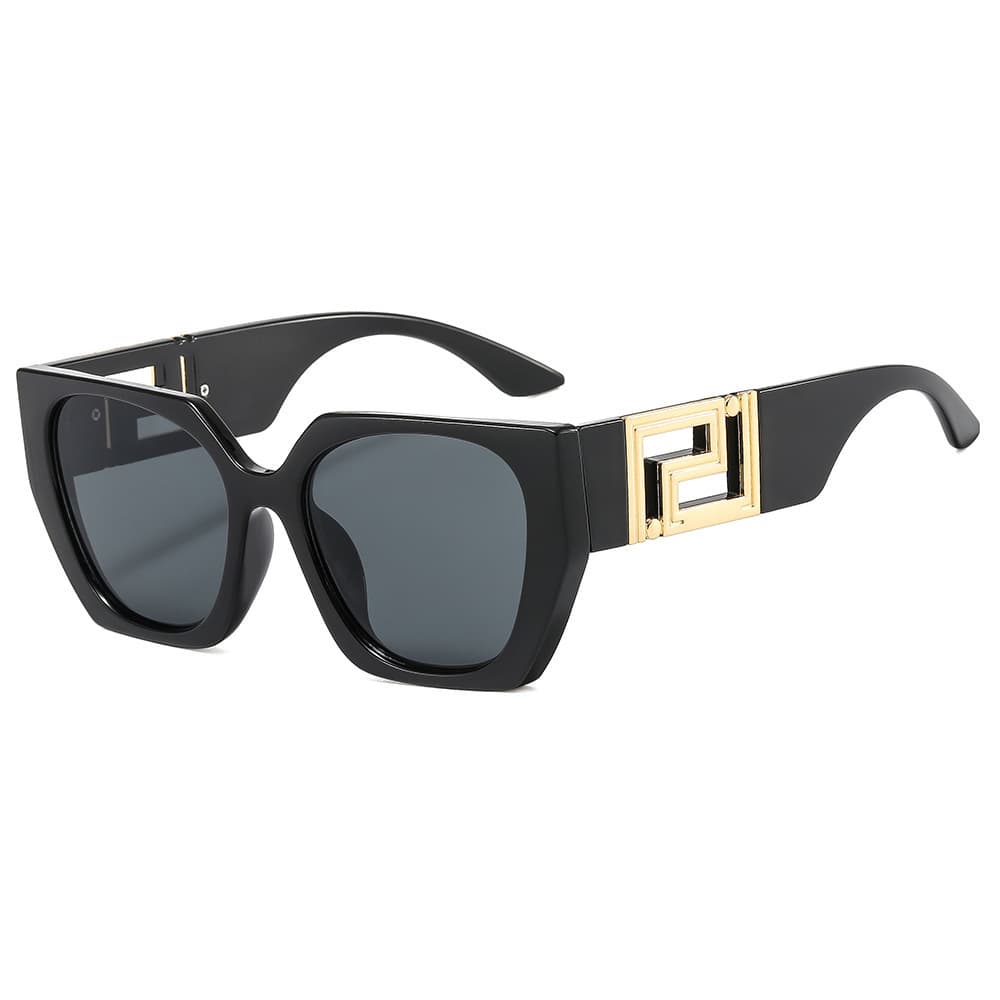 New Fashionable Personalized Hollow Leg Sunglasses For Trendy Men And Women, Unisex Sunshade, Retro Color Blocked Sunglasses For Women