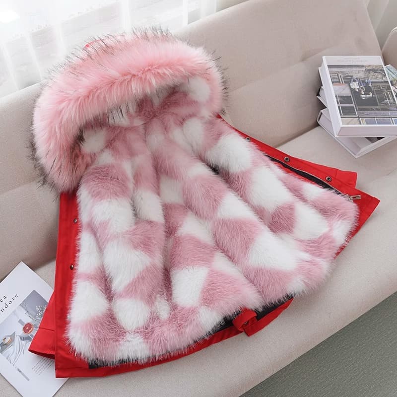 [SnugglePie] Kids' Detachable Fur Coat - Hooded Winter Jacket | Boys & Girls