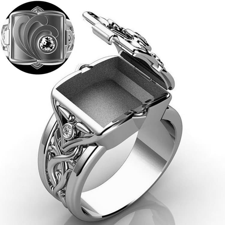 Unisex new hot selling lid men's ring jewelry
