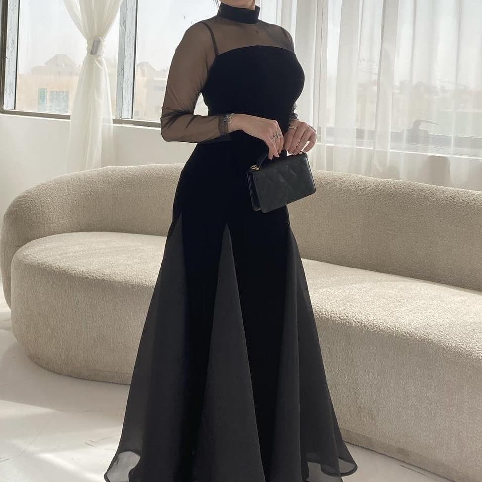 women's clothing sexy mesh splicing ball gown dress