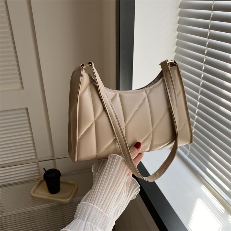 Women's niche trend shoulder bag casual commuter handbag fashionable simple underarm bag