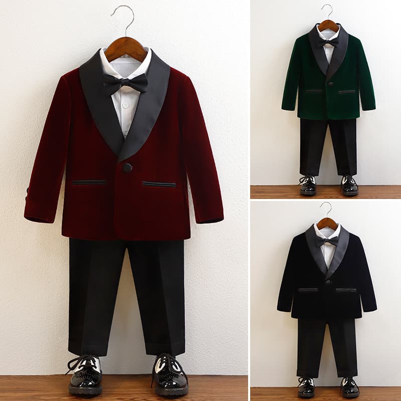 Kid's Clothing Boys Suits, Flower Girl Dresses, Suits, Performance Clothes, Children's British Performance Clothes, Baby One Year Old
