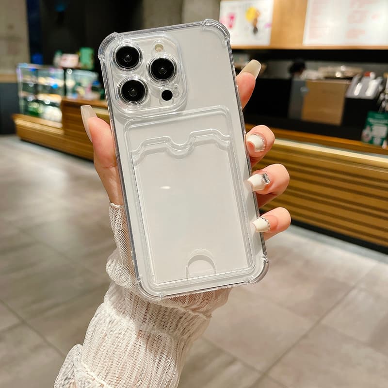 Soft Clear Case for IPhone 15 Plus 11 12 13 14 Pro X XR XS Max 13PRO Silicone TPU Four Corners Shockproof Cover