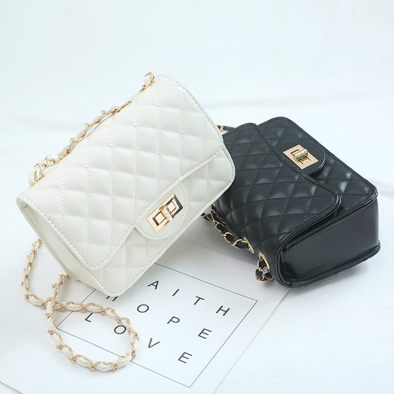 Women's fashion small fragrant wind all match small square bag single shoulder armpit crossbody bag